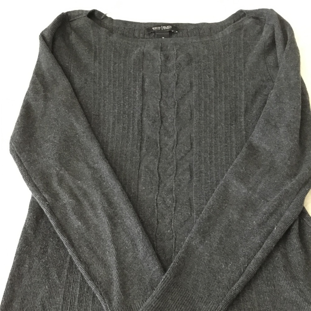 White House Black Market gray pullover sweater